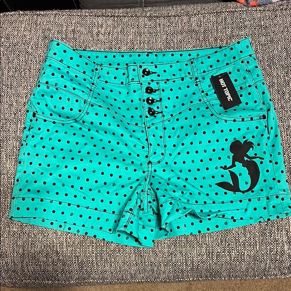 Hot Topic Teal Polka Dot Women's Shorts